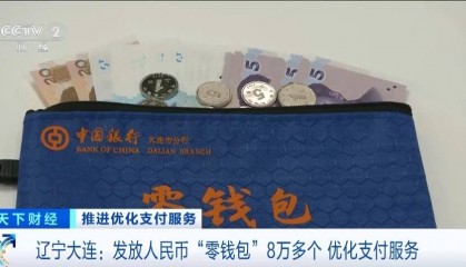 方便这些群体,大连发放人民币“零钱包”超80000个
