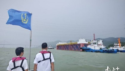 “台山1号”出海,江门首座现代化养殖平台“上岗”