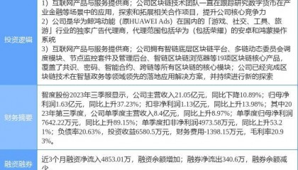 1月11日智度股份涨停分析:华为鸿蒙,智慧政务,数字人民币概念热股